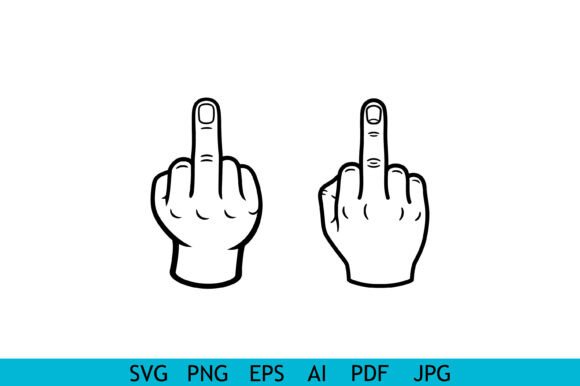 Download Middle Finger Hand Gesture Set - Premium Resources