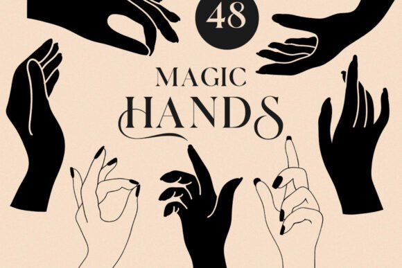 Download Hands Clipart, Magic Mystic Hand Gesture - Premium Bundle