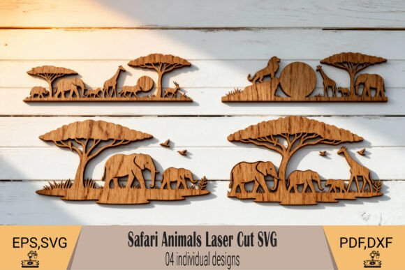 Download Safari Animals Laser Cut SVG - Animal Collection