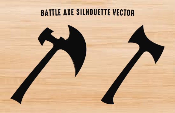 Download Battle Axe Silhouette Vector, Battleaxes - Axe Collection